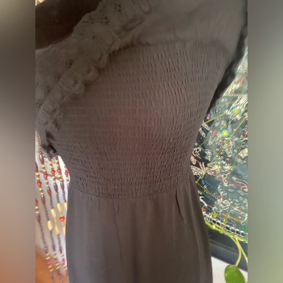 American Rag Black Sleeveless tube Maxi Lace Dress. Small. 100% Rayon. Like New. - Picture 6 of 14